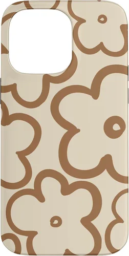 Funda floral para iPhone 14 Pro Max Cute Flower Pattern Large Wildflower Neutral Boho