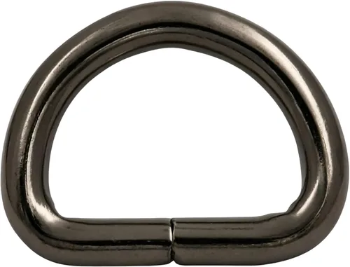 Miniatura 5 de Wuuycoky Gunmetal D Rings Buckles D-ring Non-welded For Webbing Straps 0.5"/ 0.6"/ 0.8"/ 1"/ 1.25"/ 1.5"/ 2" Optional 6 piezas de plomizo