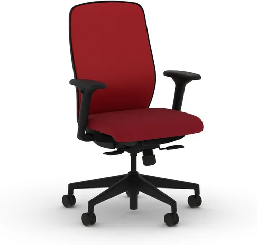 Miniatura 25 de HON Nucleus - Silla de trabajo con control avanzado de inclinación sincronizada, silla de oficina con soporte lumbar, brazos ajustables en altura
