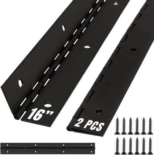 Miniatura 14 de Bisagra de piano resistente plateada de 48 pulgadas plateado