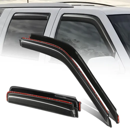 Miniatura 21 de DNA Motoring WVS-T2-0156 - Juego de 4 protectores de lluvia para ventana 04-08 Pacifica CS V6, tinte de humo, deflector de sol, viento y lluvia