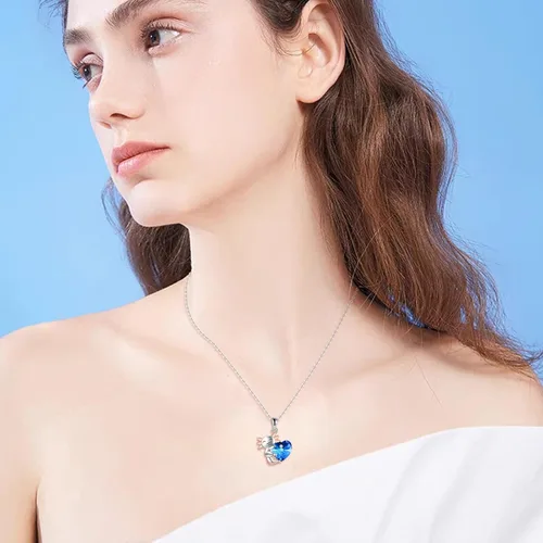 Miniatura 6 de JERWLI Collar con colgante de vaca de las tierras altasratas de Axolotlratarata, plata de ley 925, regalo de joyería de animales lindos para mujeres
