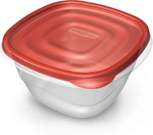 Miniatura 3 de Rubbermaid TakeAlongs - Recipientes cuadrados profundos para almacenamiento de alimentos, 5.3 tazas, 2