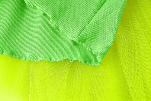Miniatura 3 de Vestido de tutú para bebés sin mangas, vestido de verano para bebés pequeños Tulle Bubble 5 capas