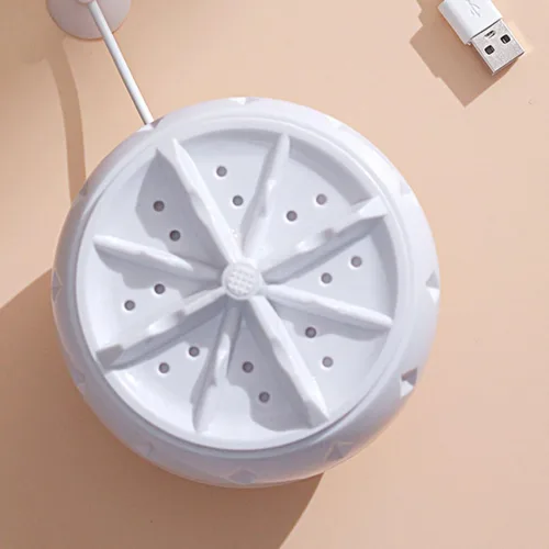 Miniatura 4 de 2 mini lavadoras portátiles con energía USB Turbo lavadora automática para ropa interior, calcetines, lavadora compacta de mesa para el hogar, Rv