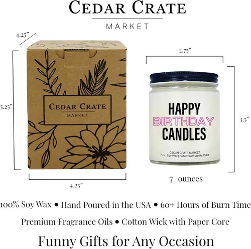 Miniatura 4 de Regalos de velas de feliz cumpleaños You Can Cross Dying Young Off Your List Ideas de regalo únicas divertidas para mujeres, mejores amigas