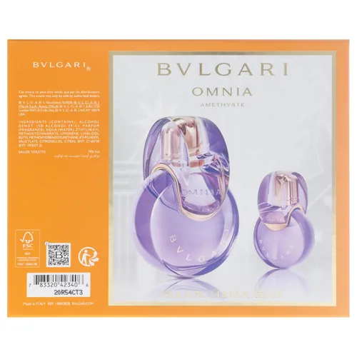 Miniatura 7 de Omnia Amethyste por Bvlgari para mujer – Juego de regalo de 2 piezas de 3.4 oz EDT Spray, 0.5oz EDT Spray