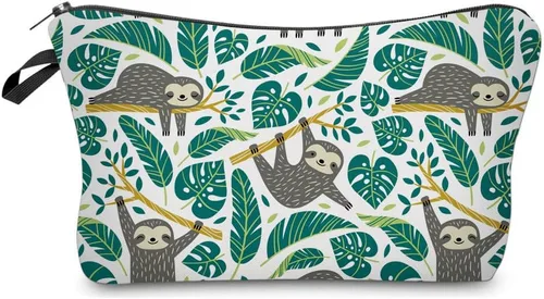 Miniatura 30 de Deanfun - Bolsa de maquillaje impermeable con diseño de mandala y flores, impermeable, espaciosa, cosmetiquera, bolsa de viaje ideal como regalo
