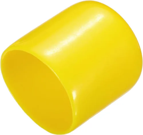 Miniatura 134 de uxcell 25 tapas de goma de 0.787 in de vinilo de identificación redonda tapa tapa de rosca de tornillo protectores negro