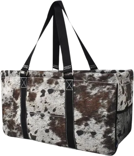 Miniatura 45 de NGIL Bolsa de comestibles reutilizable extra grande plegable de gran tamaño para comestibles, almacenamiento, picnic, playa, Flecha-negro