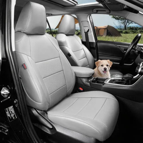 Miniatura 12 de coverdream Corolla Cross - Fundas de asiento de cuero para Toyota Corolla Cross Hybrid 2023-2026 (S,SE, XSE, Nightshade) SUV, protector de asiento