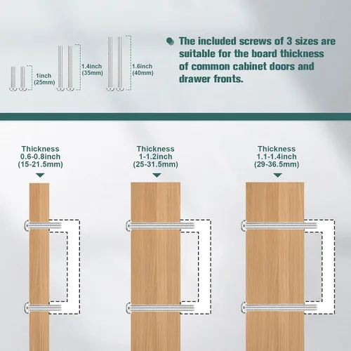 Miniatura 6 de GOBEKOR Paquete de 10 manijas sólidas de níquel cepillado para gabinetes de cocina con orificios centrales de 5 pulgadas, tiradores de cajón