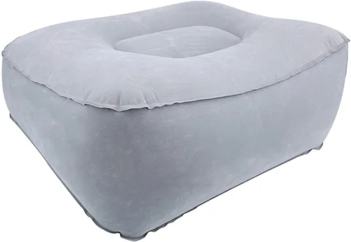 Miniatura 9 de Alvinlite Almohadas inflables de viaje para reposapiés, de PVC sin frijoles, almohadilla inflable perfecta para viajes, accesorios de viaje