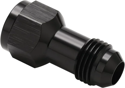 Miniatura 10 de 12AN Female Flare to 12AN Male Flare Extension Fitting Adapter Straight Aluminum Black Negro