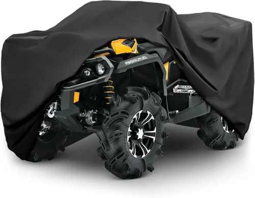 XYZCTEM Funda prémium para ATV, tela Oxford 210D con protección contra el agua, los rayos UV, el viento. Cubierta cuádruple para Can-am, Suzuki,