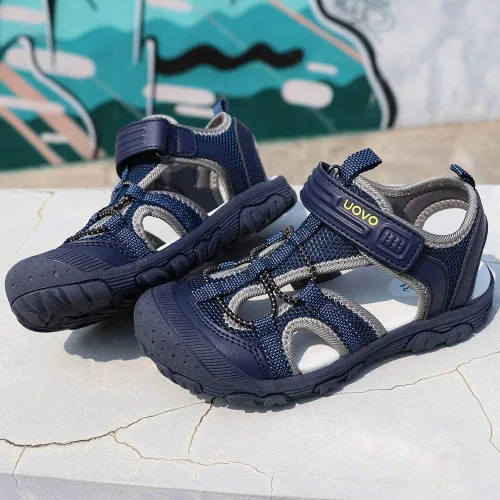Miniatura 2 de Uovo - Sandalias deportivas para niños pequeños, con puntera cerrada, sandalias deportivas para senderismo al aire libre