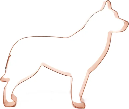 Miniatura 2 de Cortador de galletas de cobre para perros Husky Siberiano No. 1