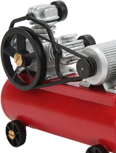 Miniatura 4 de Compresor de aire de coche RC, aleación de zinc duradera mini simulación off-road RC accesorio 4.0x1.5x3.1in para propietarios SCX10 Gen8