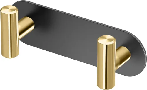 Miniatura 3 de Gatco 1292B Latitude II - Gancho triple para bata de baño con 3 ganchos, gancho montado en la pared para toallas y batas de baño, 11 pulgadas