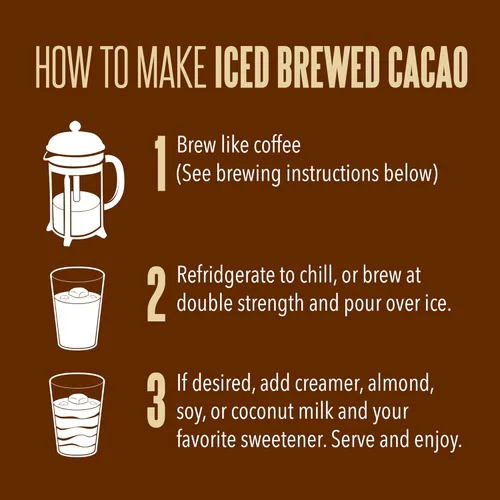 Miniatura 5 de Crio Bru Bebida de Cacao Tostado Ligero con Sabor a Mocha - Alternativa al Café, Bebida Natural y Saludable Hecha con 100% Granos de Cacao Molido