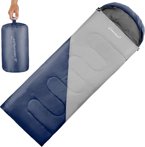 Miniatura 13 de Clostnature - Saco de dormir para adultos y niños - Saco de dormir ligero para camping para niñas, niños, jóvenes, saco de dormir ultraligero