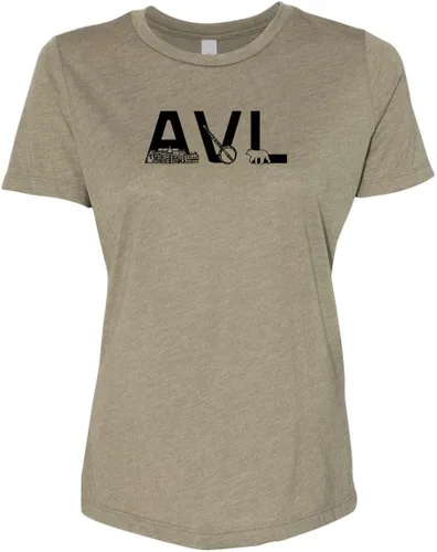 Miniatura 24 de Cute Women's Screen Printed Crew Neck Tee, Shirts With Sayings, Dusty Blue or Olive