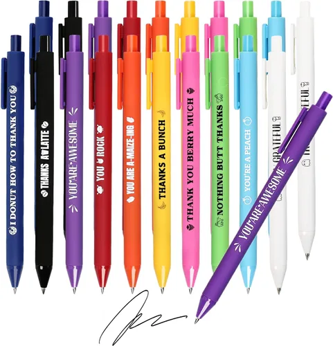 Miniatura 10 de 12 bolígrafos inspiradores motivacionales con citas positivas, regalos inspiradores para profesores, enfermeras, trabajadores, oficina, suministros