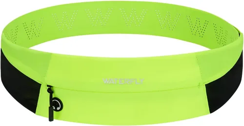 Miniatura 7 de WATERFLY Cinturón para Correr Riñonera: Bolsa de Cintura Delgada para Hombres Mujeres, Soporte para Teléfono de Fitness para Entrenamiento Maratón