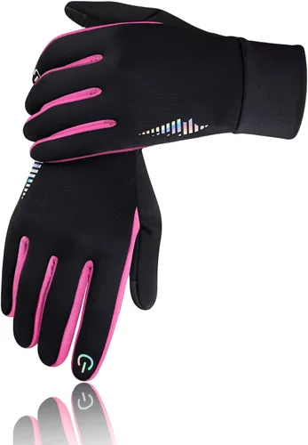 Miniatura 9 de Guantes de invierno para niños SIMARI con pantalla táctil, cálidos y térmicos, resistentes al agua, para niños y niñas, para correr, ciclismo