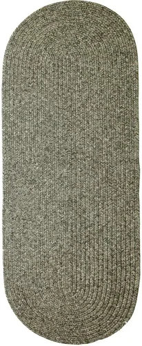 Miniatura 19 de Super Area Rugs Rustic Farmhouse Living - Alfombra trenzada reversible para interiores y exteriores, fabricada en Estados Unidos, color marrón