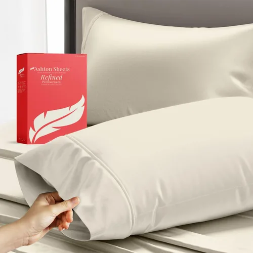 Miniatura 28 de Juego de sábanas 100% algodón egipcio para cama individual, sábanas de lujo de la serie 600 refinadas para cama de tamaño individual