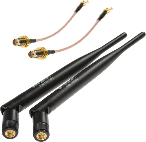 NooElec ADS-B Discovery - Paquete de antena de 5dBi (alta ganancia) - Paquete de antena de 1090 MHz y 978 MHz para radios definidas por software