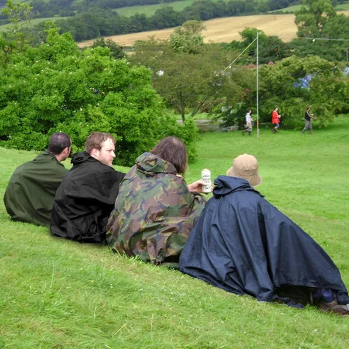 Miniatura 69 de ANYOO Poncho de lluvia con capucha para adultos, impermeable, ligero, para hombres y mujeres, chaqueta de lluvia reutilizable para emergencias al