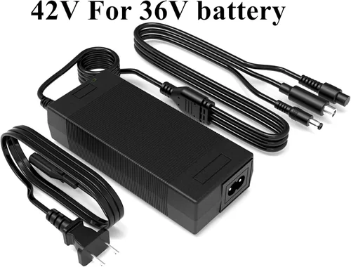 Miniatura 2 de Cargador eléctrico de scooter Hover-1 de 42 V, 2 A, cargador de repuesto para batería de scooter de litio de 36 V, Gotrax, Maxshot V1, Hiboy