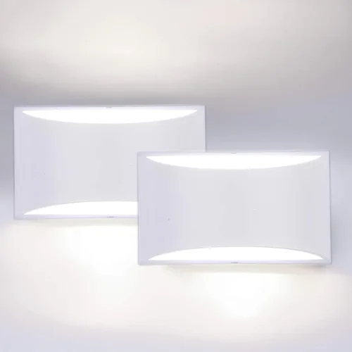 Miniatura 10 de Lightess Lámpara de pared LED interior regulable, luces de pared modernas de 12W, iluminación de pasillo cálida para sala de estar, dormitorio