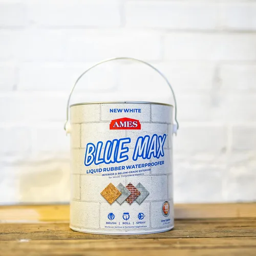 Miniatura 7 de AMES Blue Max White - Impermeabilizador de goma líquida, 1 galón Impermeabilización flexible de caucho líquido (interior y exterior) para Blanco