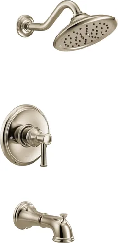 Miniatura 6 de Moen UT3313BN Belfield M-CORE Serie 3-Kit de molduras para bañera y ducha con 1 mango, requiere válvula, níquel cepillado