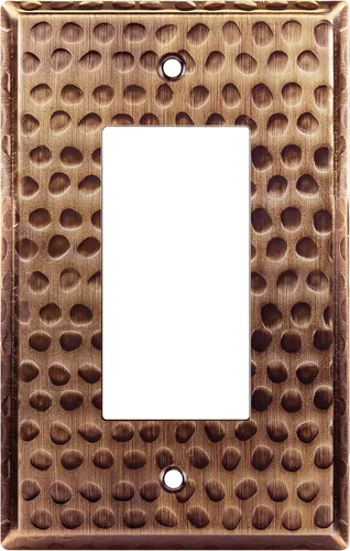 Miniatura 33 de LIDER Placa decorativa de pared de metal para interruptor o receptáculo, cubierta de salida de acero inoxidable, resistente a la corrosión
