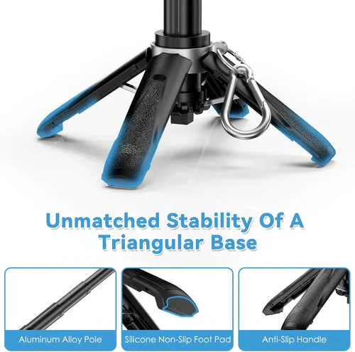 Miniatura 6 de CloudValley PocketFlex - Mini trípode con control de zoom, soporte de teléfono de bolsillo 3 en 1, para selfie, compatible con MagSafe, soporte