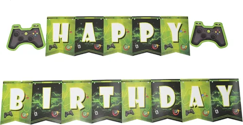 Miniatura 6 de Cartel de feliz cumpleaños, decoración de cumpleaños de fútbol, banderines para decoraciones de fiesta, cumpleaños de niños