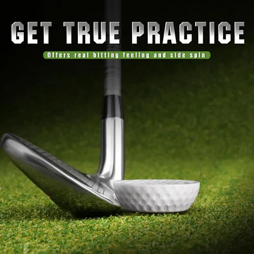 Miniatura 3 de CHAMPKEY Precision Practice Golf Balls 20 Pack - Soft Rubber Golf Training Balls - Avoid Swing Shallow and Steep Golf Practice Balls
