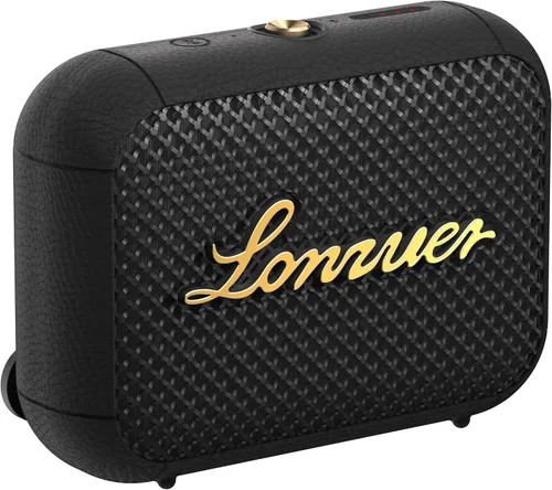 Miniatura 2 de Leap - Altavoz portátil Bluetooth para ducha, resistente al agua, IPX7, negro, pequeño altavoz inalámbrico para playa, baño, viajes, regalo, sonido