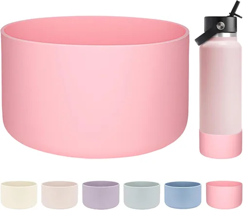 Miniatura 14 de HEYSKAY Funda Protectora de Silicona para Botella de Agua de Boca Ancha Hydro Flask de 32oz 40oz Protector de Base Inferior y Otras Botellas de Agua