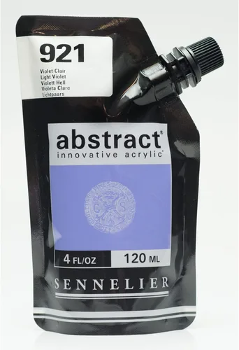 Miniatura 30 de SENNELIER Pintura acrílica abstracta innovadora para cuerpo pesado, bolsa de 16.9 fl oz, blanco titanio