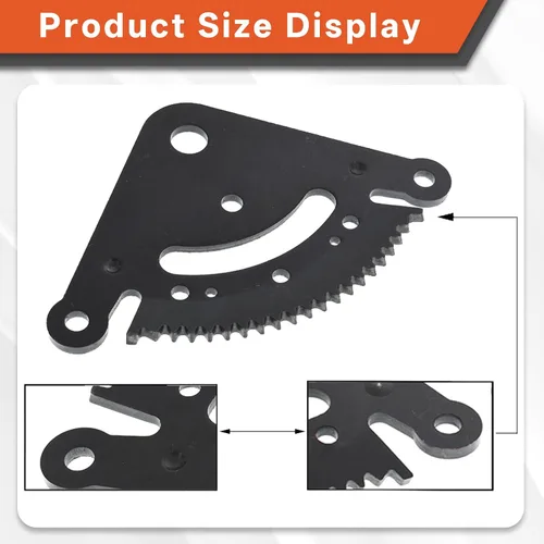 Miniatura 5 de labwork Sector de dirección y piñón con bujes de repuesto para John Deere D130 D140 D150 D160 D170 1GXD110E, Material 45 Acero