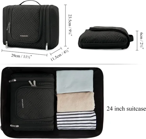Miniatura 8 de BAGSMART Bolsas de viaje con bolsa de aseo, Bagsmart Neceser y bolsas de viaje