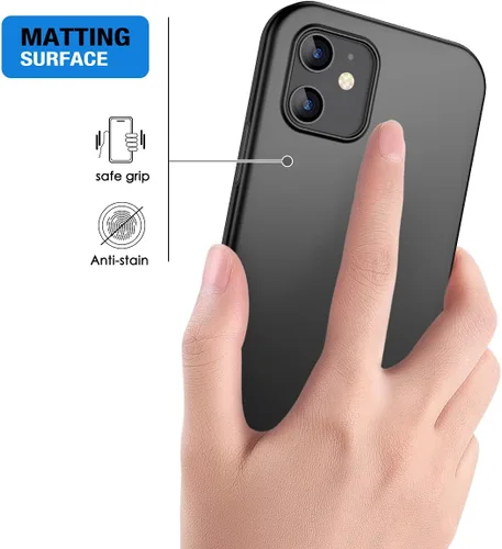 Miniatura 3 de SURITCH Funda compatible con iPhone 12 Mini 2020, [protector de pantalla integrado], protección de cuerpo completo, a prueba de golpes, resistente