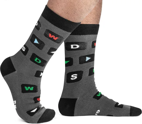 Miniatura 3 de Calcetines de videojuegos Do Not Disturb I'm Gaming, regalos divertidos para jugadores para hombres y mujeres, No moleste, soy PC Gaming