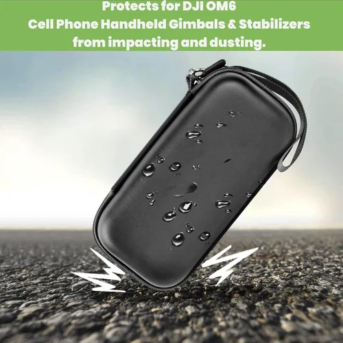 Miniatura 5 de ALKOO Funda protectora EVA para DJI Osmo Mobile 8, 7 y 7P, diseñada para almacenamiento seguro, viajes y uso de vlogging
