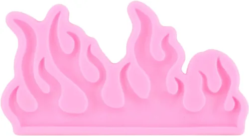 Miniatura 3 de ZiXiang Moldes de silicona para fondant de llama de fuego, para decoración de pasteles, decoración de cupcakes, arcilla polimérica, caramelo, pasta